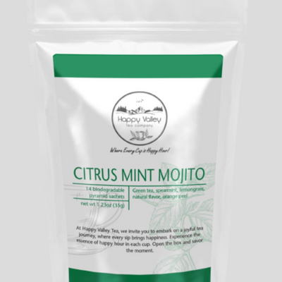 Citrus Mint Mojito  Green Tea Blend by Happy Valley Tea Company