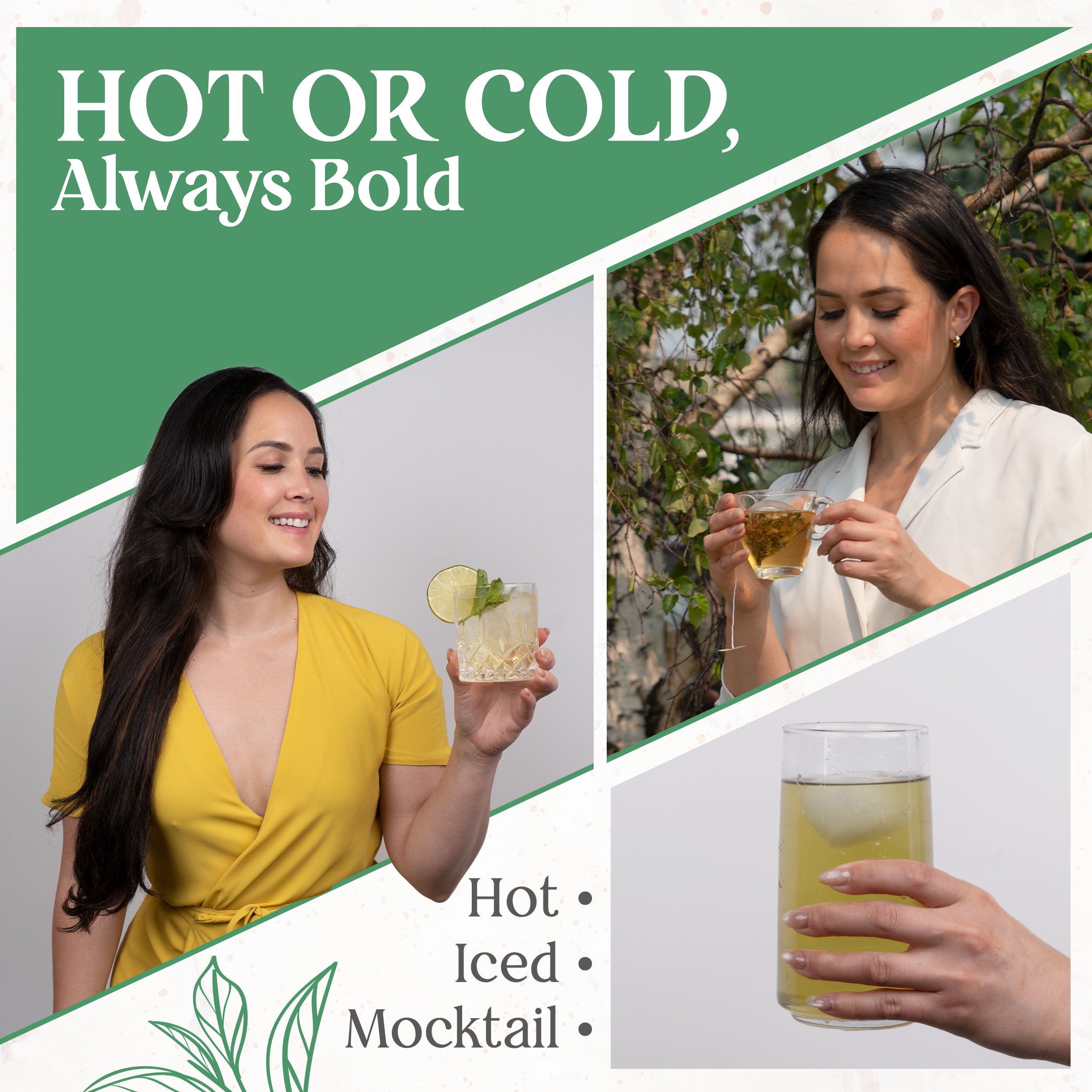 Citrus Mint Mojito:  A Blend of  High Quality Green and Mint Tea