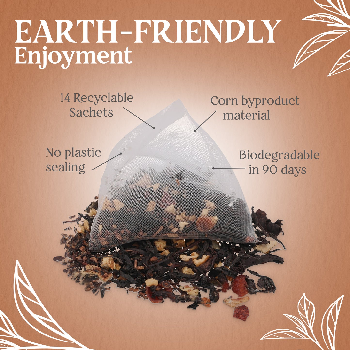 Old Fashioned:  A Blend of  Smokey Black Tea and Honeybush