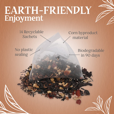Old Fashioned:  A Blend of  Smokey Black Tea and Honeybush