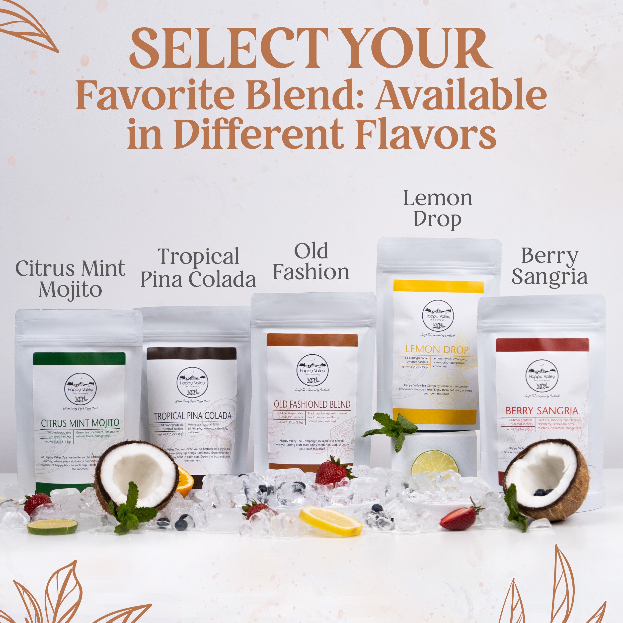 Happy Hour Bundle! Save by purchasing All 5 flavors!