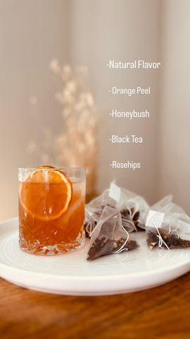 Old Fashioned:  A Blend of  Smokey Black Tea and Honeybush