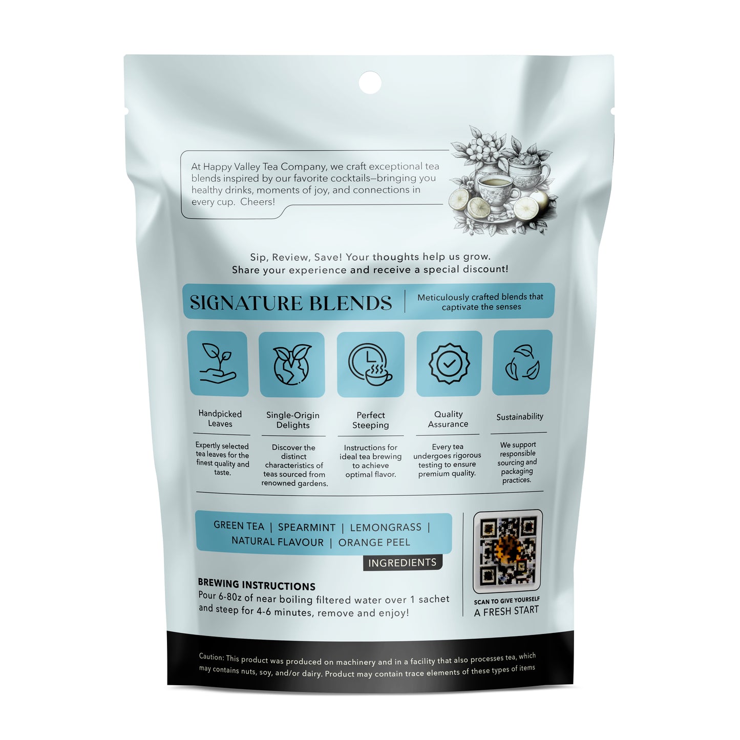 Tropical Pina Colada: A Blend of  Coconut and White Tea