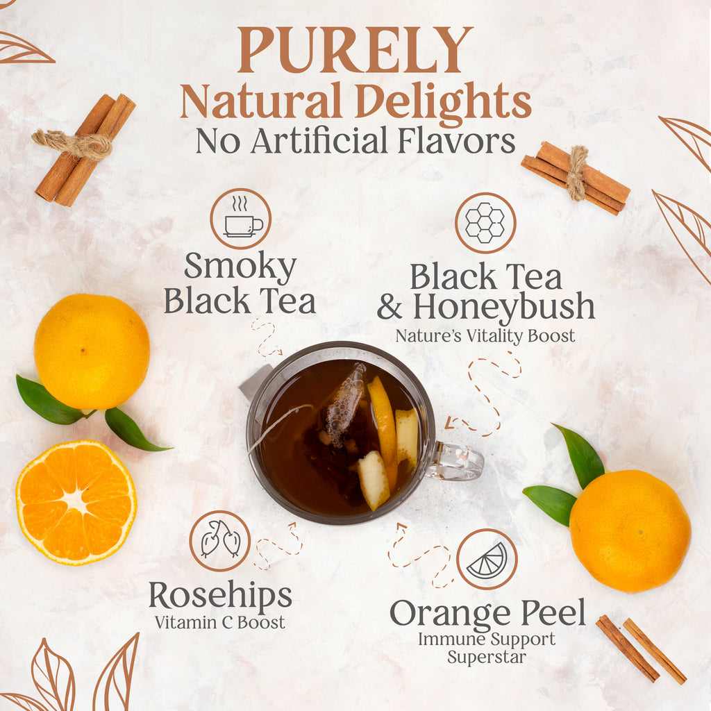 Old Fashioned Mock-tail Tea- Smokey Black Tea Blend