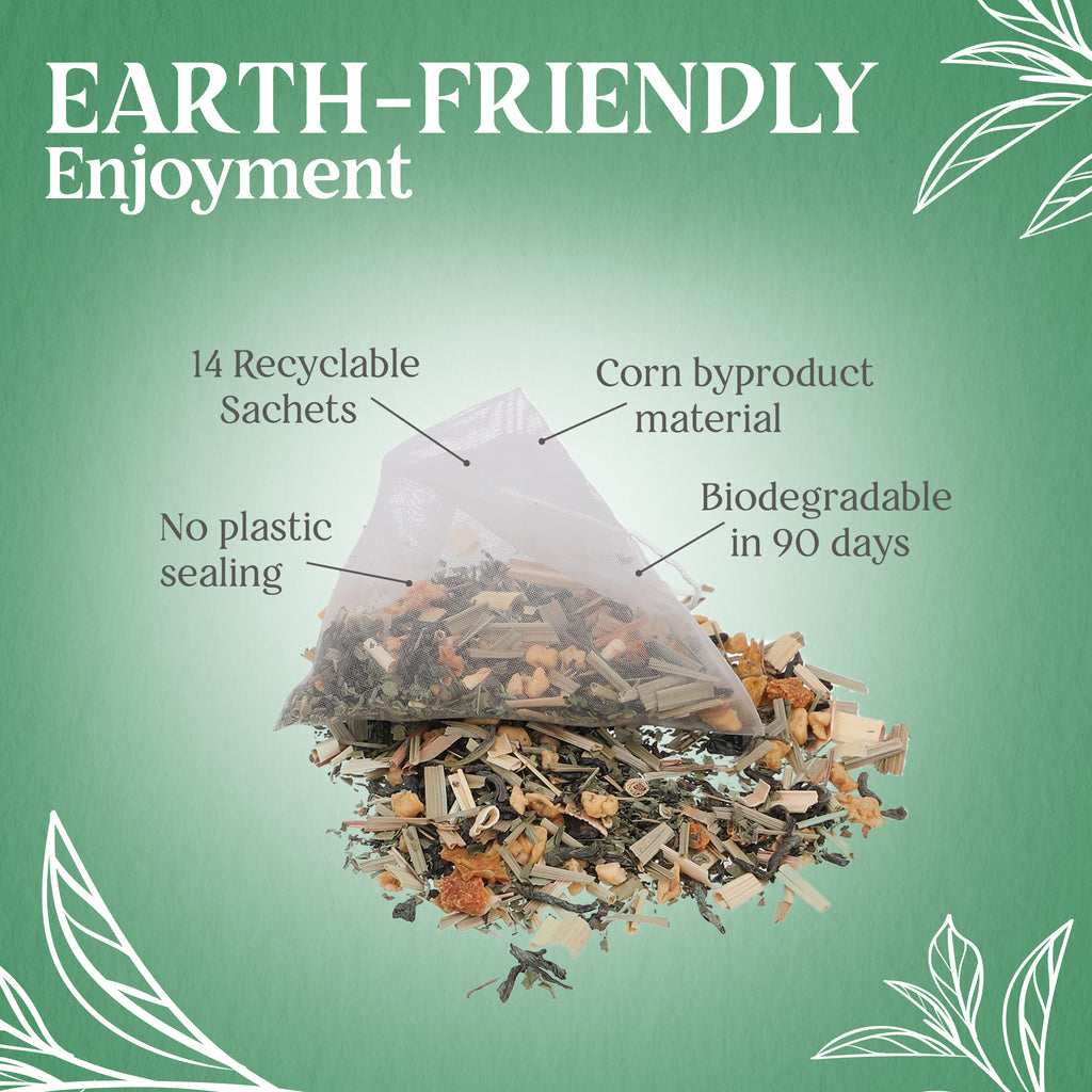 Citrus Mint Mojito Mock-tail Tea:  A Blend of  High Quality Green and Mint Tea