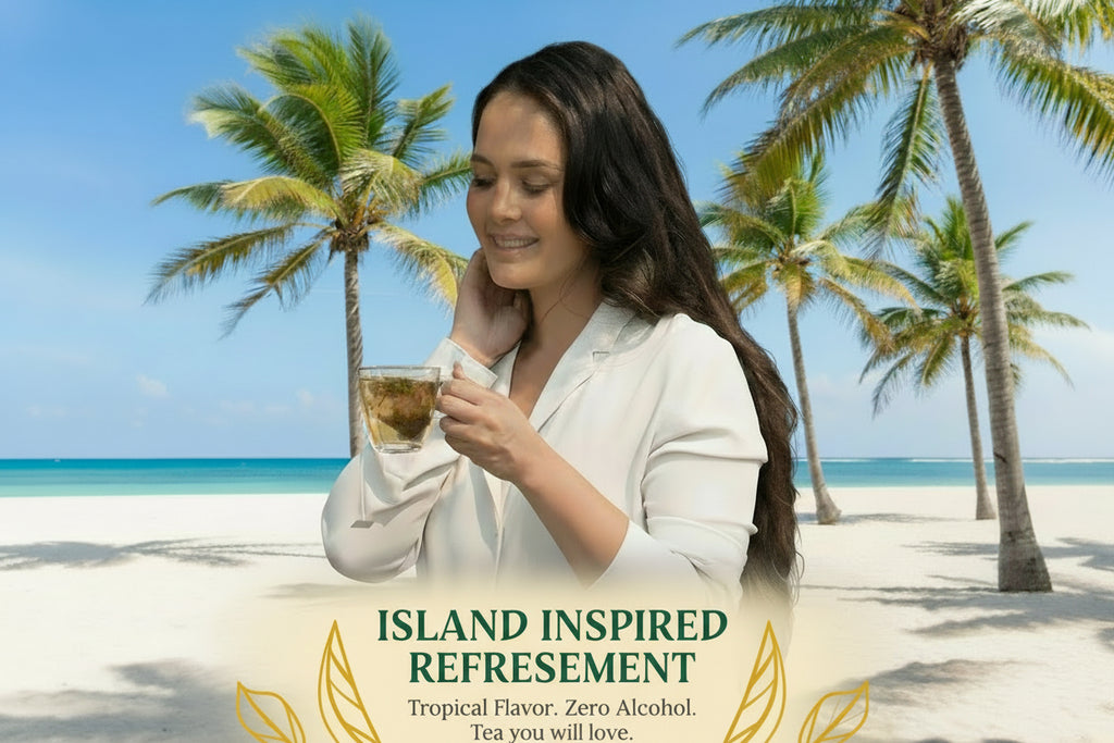 Tropical Pina Colada Mock-tail Tea: A Blend of  Coconut and White Tea