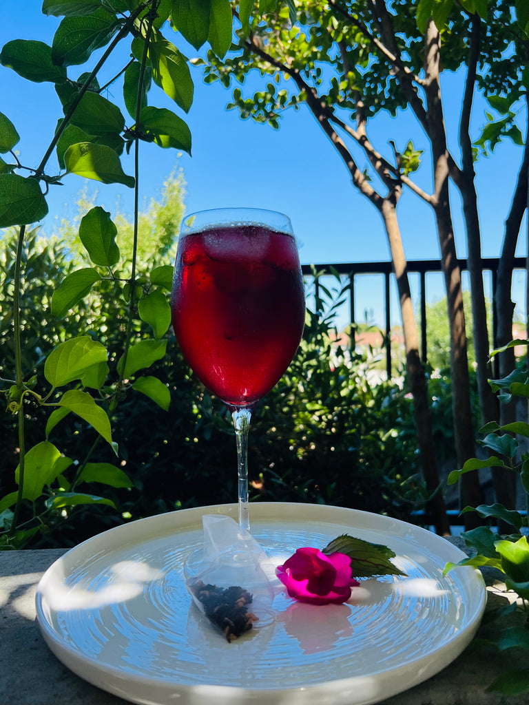 Berry Sangria Mock-tail Tea - Black Tea with Hibiscus & Elderberry