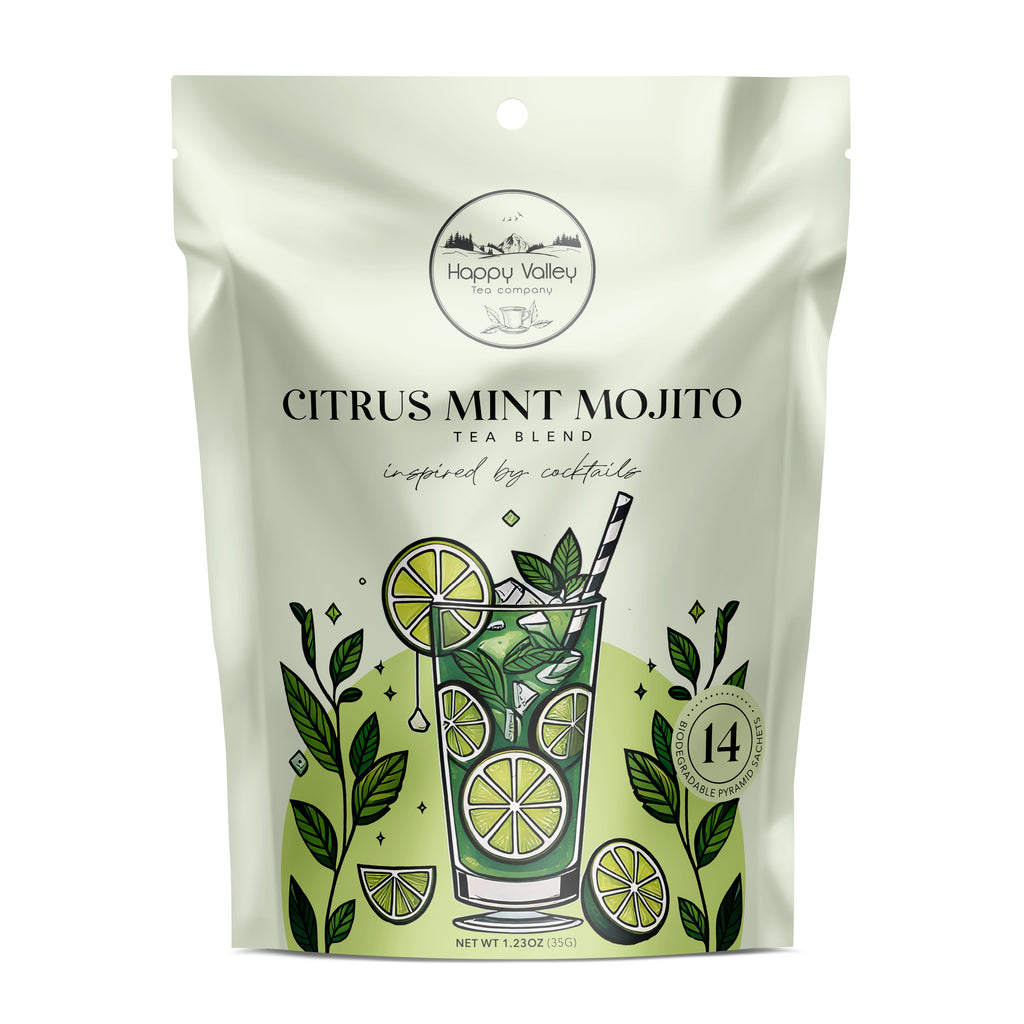 Citrus Mint Mojito Mock-tail Tea:  A Blend of  High Quality Green and Mint Tea